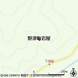 大分県臼杵市野津町大字岩屋周辺の地図