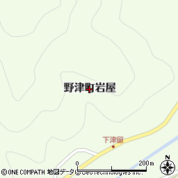大分県臼杵市野津町大字岩屋周辺の地図