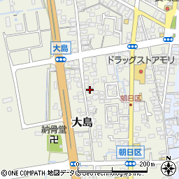 熊本県荒尾市大島1108周辺の地図