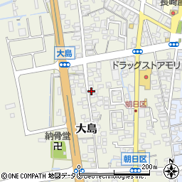 熊本県荒尾市大島1109周辺の地図