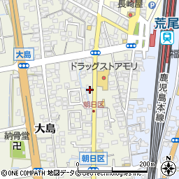 熊本県荒尾市大島52周辺の地図