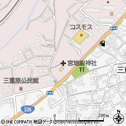 株式会社東九総合運輸　三重営業所周辺の地図