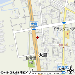 熊本県荒尾市大島1188周辺の地図