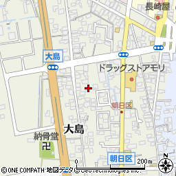熊本県荒尾市大島1133周辺の地図