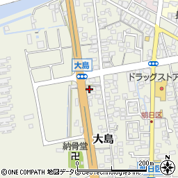 熊本県荒尾市大島1077周辺の地図