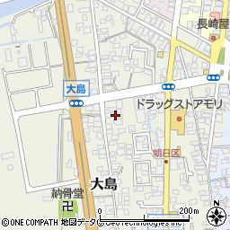 熊本県荒尾市大島1113-2周辺の地図