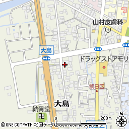 熊本県荒尾市大島1113周辺の地図