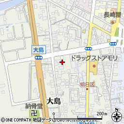 熊本県荒尾市大島1131周辺の地図