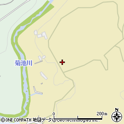 熊本県菊池市原44周辺の地図