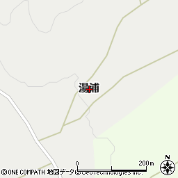 熊本県阿蘇市湯浦周辺の地図
