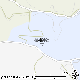 大分県竹田市下坂田1622周辺の地図