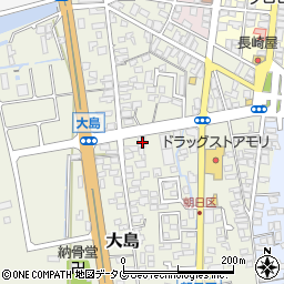 熊本県荒尾市大島1132周辺の地図