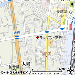 熊本県荒尾市大島48周辺の地図