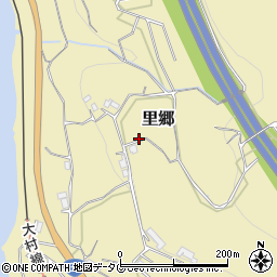 長崎県東彼杵郡東彼杵町里郷周辺の地図