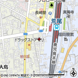 熊本中央信用金庫荒尾支店周辺の地図