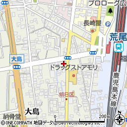 熊本県荒尾市大島69-5周辺の地図