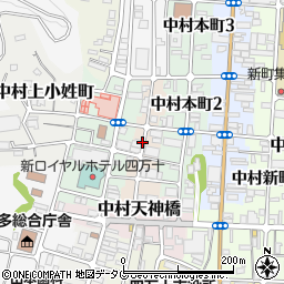 高知県四万十市中村愛宕町周辺の地図