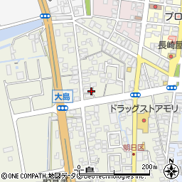 熊本県荒尾市大島1127-3周辺の地図