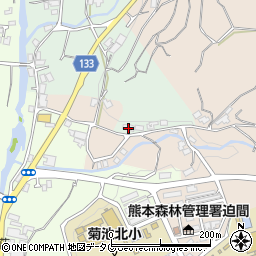 熊本県菊池市東迫間201周辺の地図