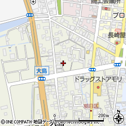 熊本県荒尾市大島1127周辺の地図