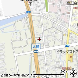 熊本県荒尾市大島1067周辺の地図