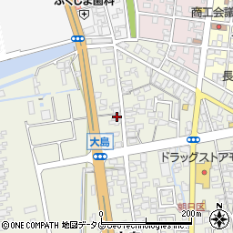 熊本県荒尾市大島1067-1周辺の地図