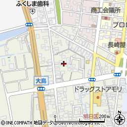 熊本県荒尾市大島1123-2周辺の地図