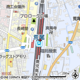 熊本県荒尾市周辺の地図