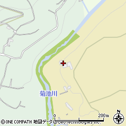 熊本県菊池市原75周辺の地図