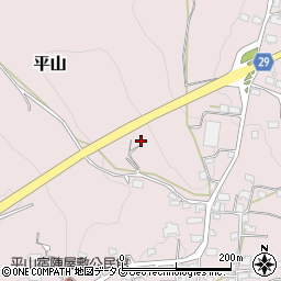 熊本県荒尾市平山1718周辺の地図