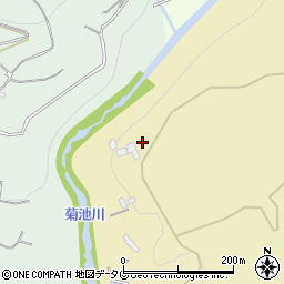 熊本県菊池市原79周辺の地図