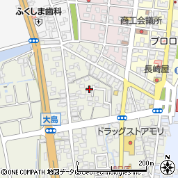 熊本県荒尾市大島146-9周辺の地図