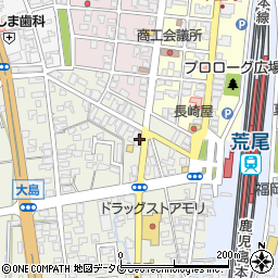 熊本県荒尾市大島132周辺の地図