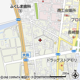 熊本県荒尾市大島1123周辺の地図