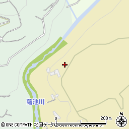 熊本県菊池市原80周辺の地図