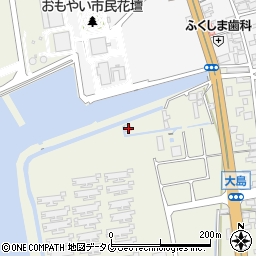 熊本県荒尾市大島1593周辺の地図