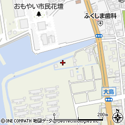 熊本県荒尾市大島1594周辺の地図