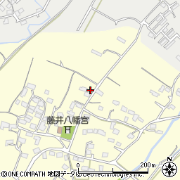 熊本県山鹿市藤井1876-1周辺の地図