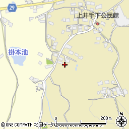 熊本県荒尾市上井手613周辺の地図