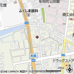 熊本県荒尾市大島1051周辺の地図