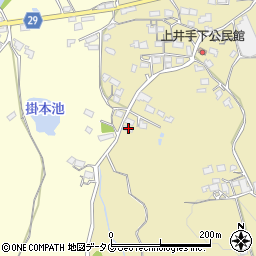 熊本県荒尾市上井手616周辺の地図