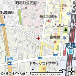 熊本県荒尾市大島112周辺の地図