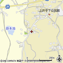 熊本県荒尾市上井手614周辺の地図