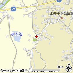 熊本県荒尾市上井手615周辺の地図