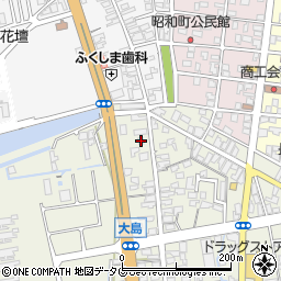 熊本県荒尾市大島1054周辺の地図