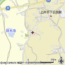 熊本県荒尾市上井手611周辺の地図