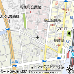 熊本県荒尾市大島111周辺の地図