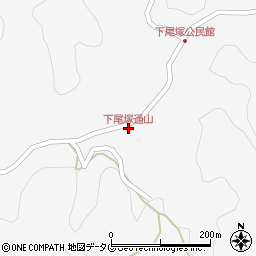 下尾塚通山周辺の地図