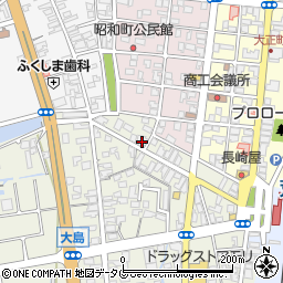 熊本県荒尾市大島158周辺の地図