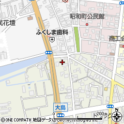 熊本県荒尾市大島1043周辺の地図